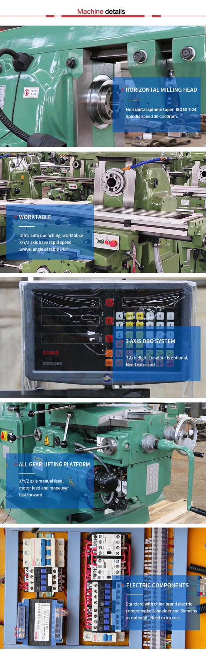 Manual Horizontal Milling Machine X6132 Type