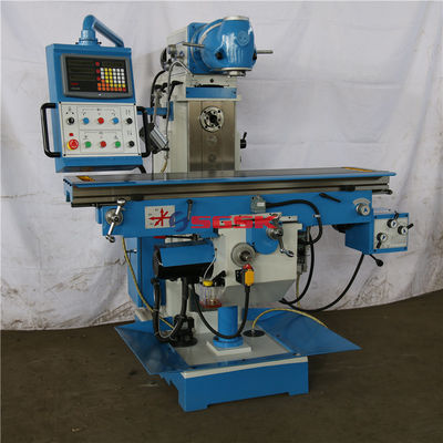 Universal Rotary Head Milling Machine Power Feed X6342 Dro Taiwan Milling Machine